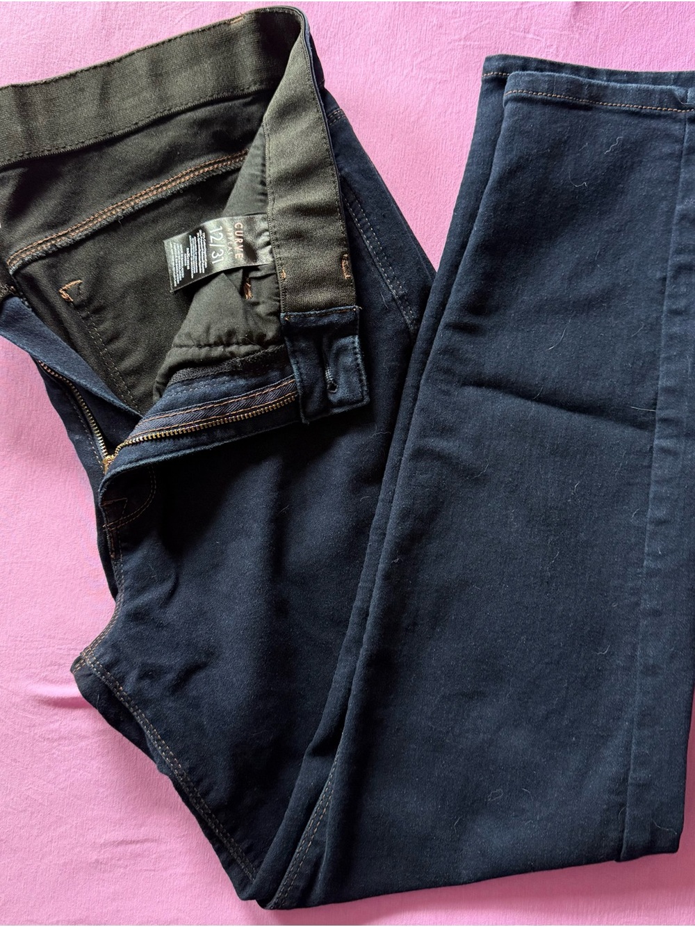 Women’s Curve Appeal Dark Navy Stretch Jeans